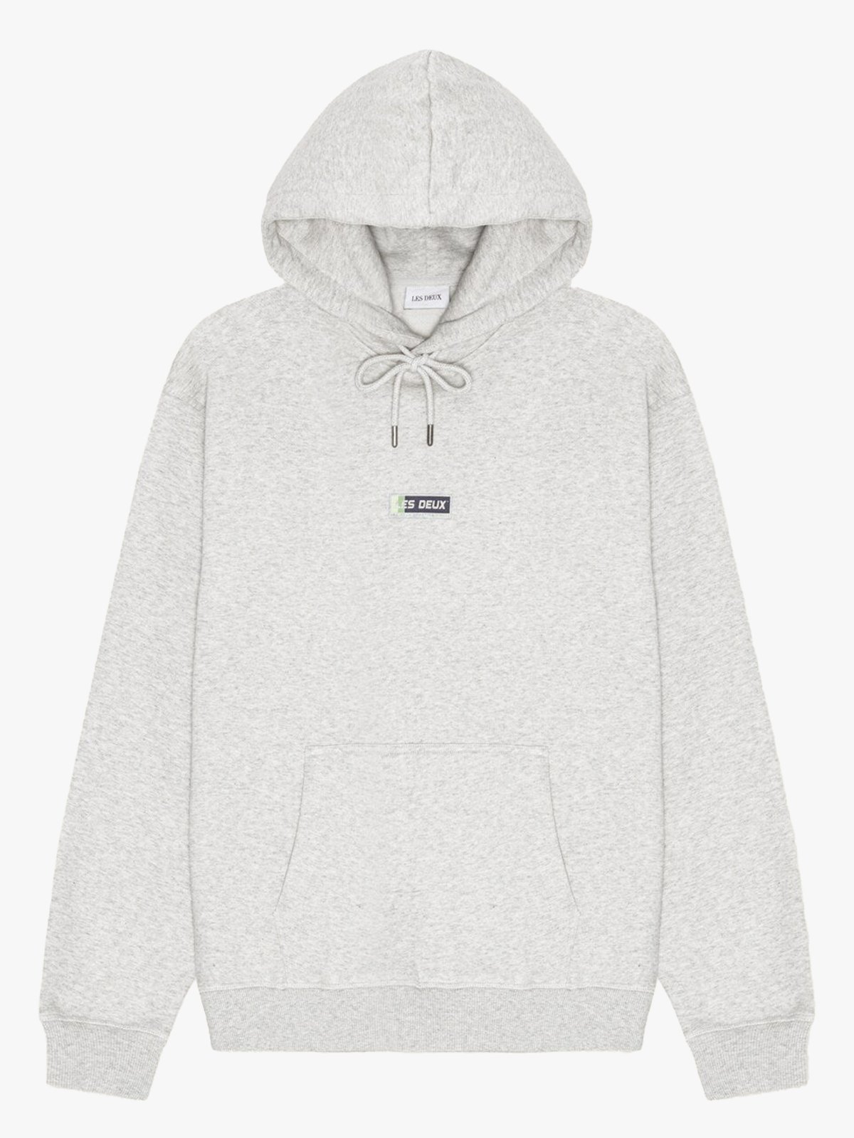 Les Deux Chase Sport Hoodie Snow Melange