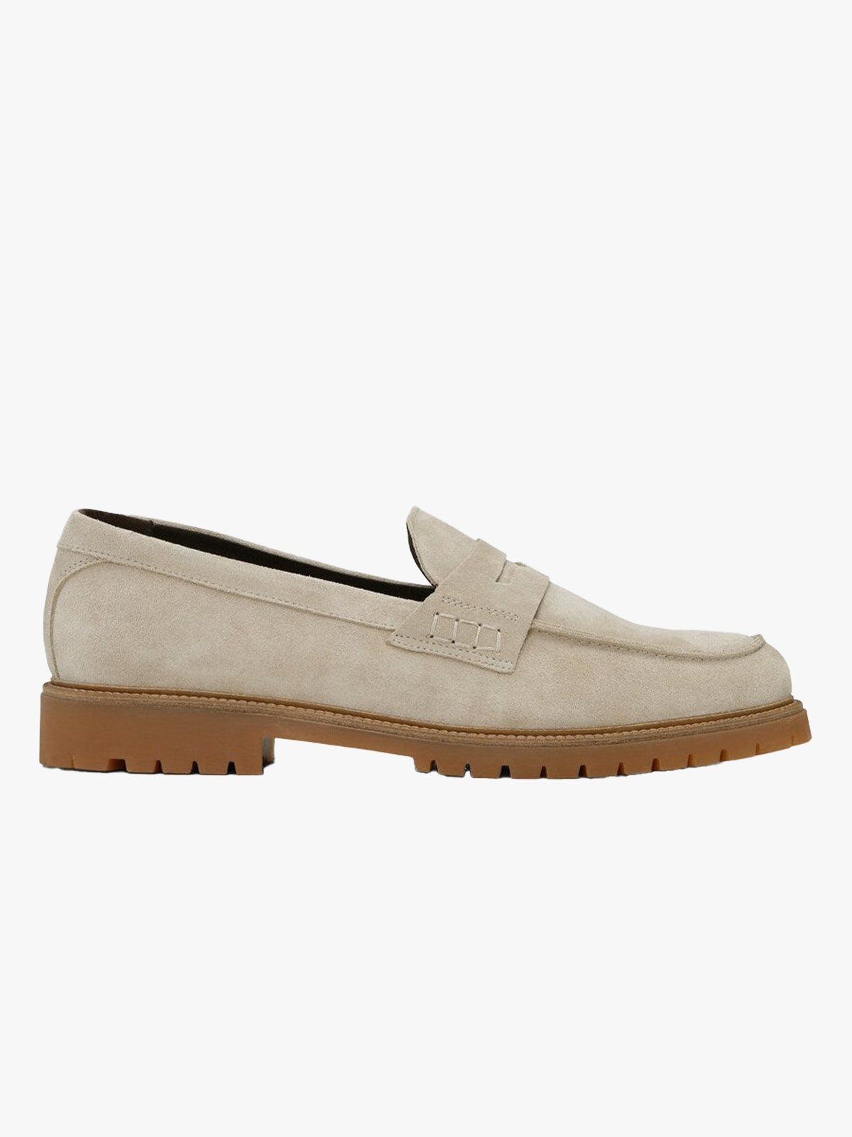 Les Deux Taylor Suede Loafer Light Sand