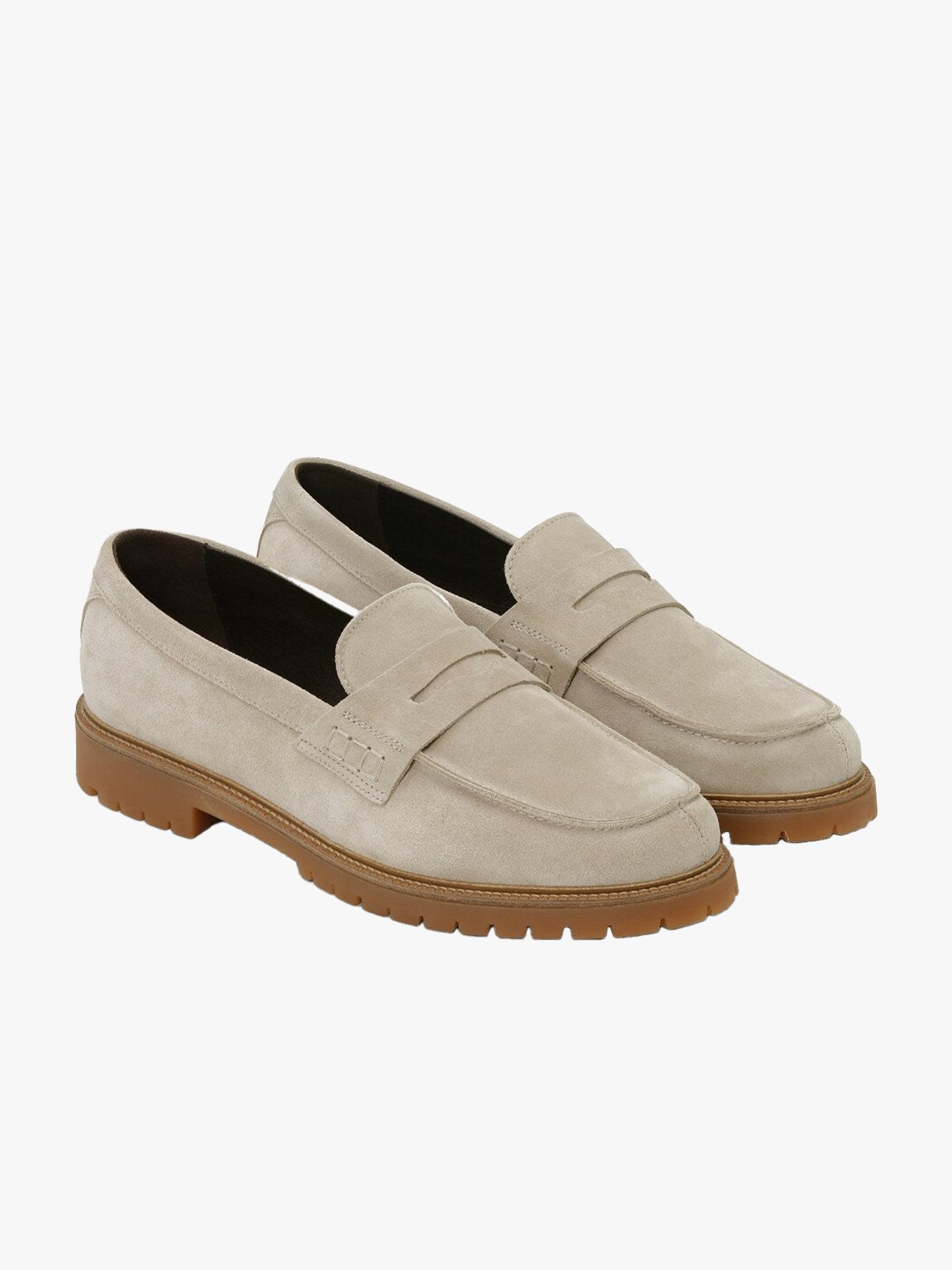 Les Deux Taylor Suede Loafer Light Sand