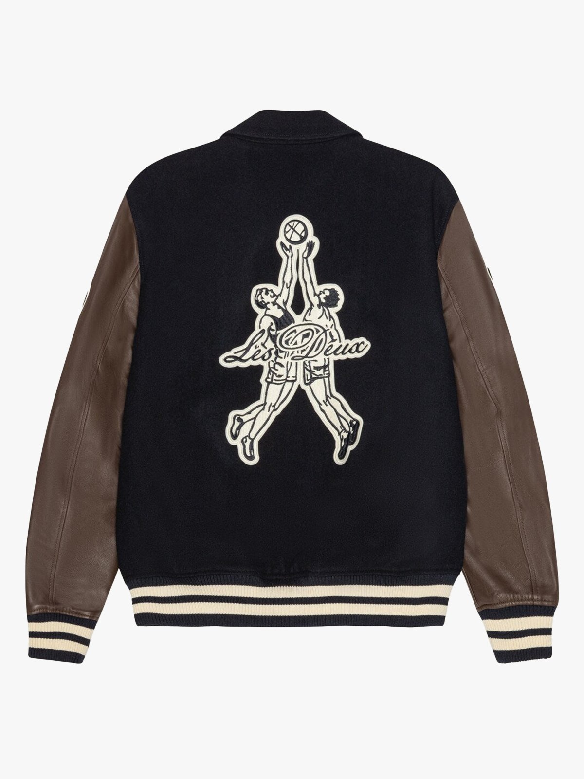 Les Deux Basket Varsity Wool Jacket Dark Navy