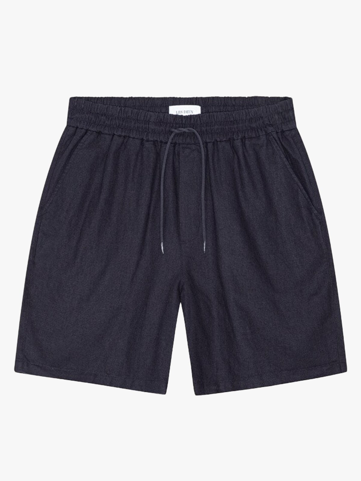 Les Deux Otto Linen Shorts Dark Navy