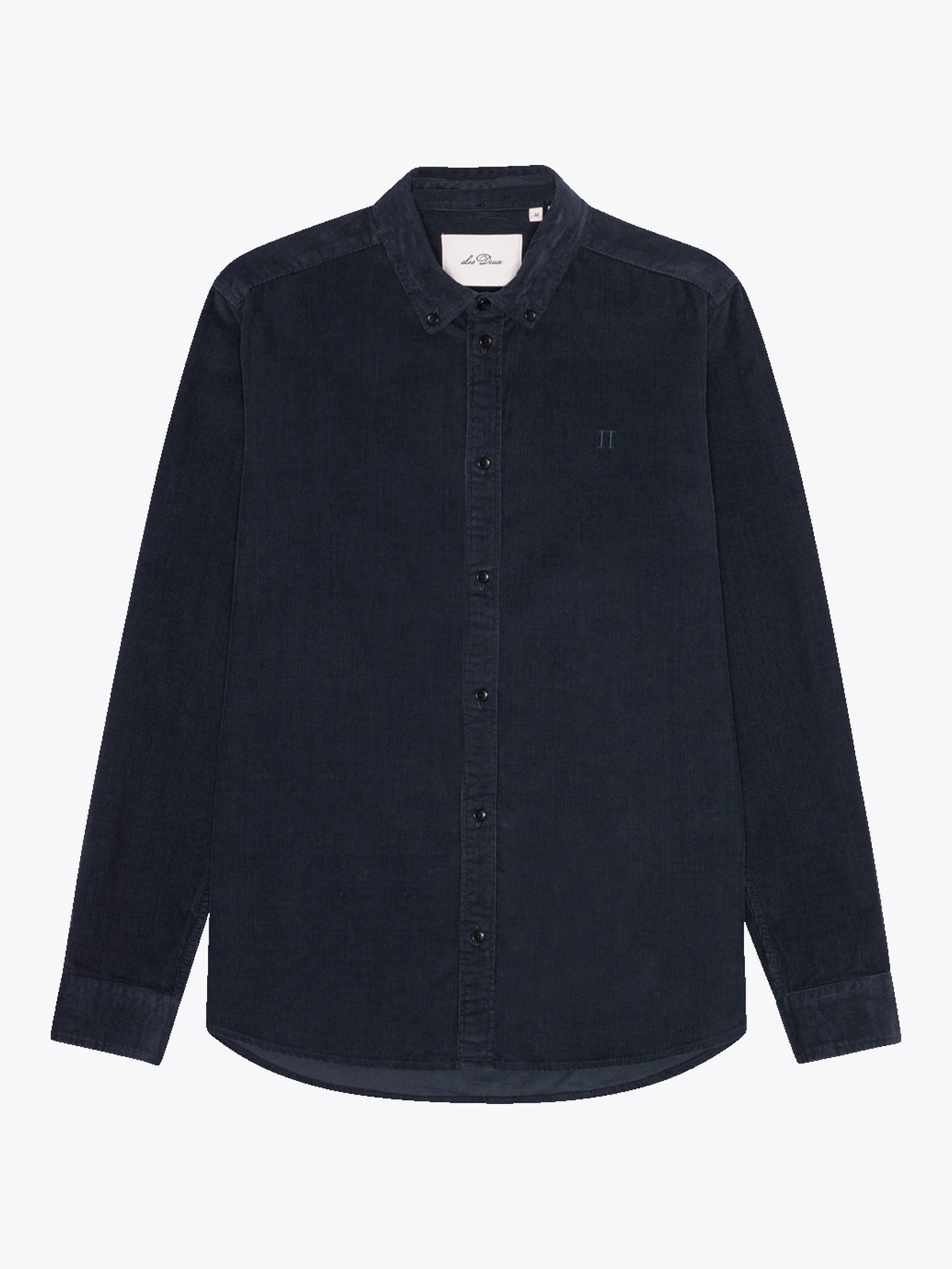 Les Deux Pinwale Corduroy Shirt Dark Navy Blue