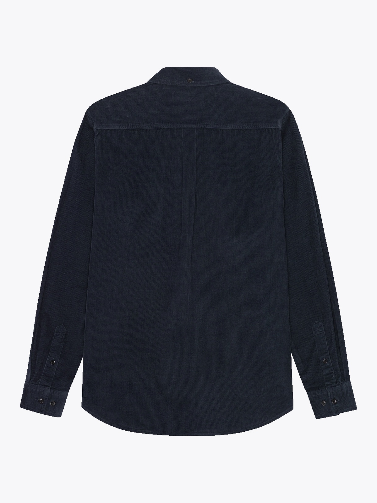 Les Deux Pinwale Corduroy Shirt Dark Navy Blue