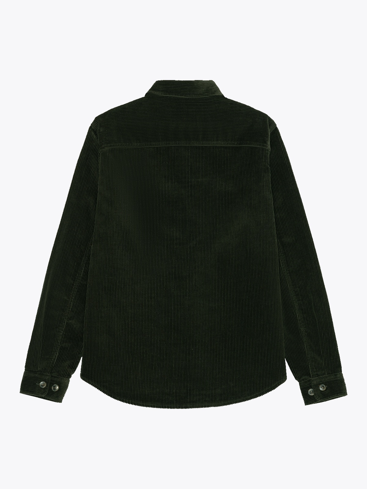 Les Deux Corduroy Overshirt Rosin Green