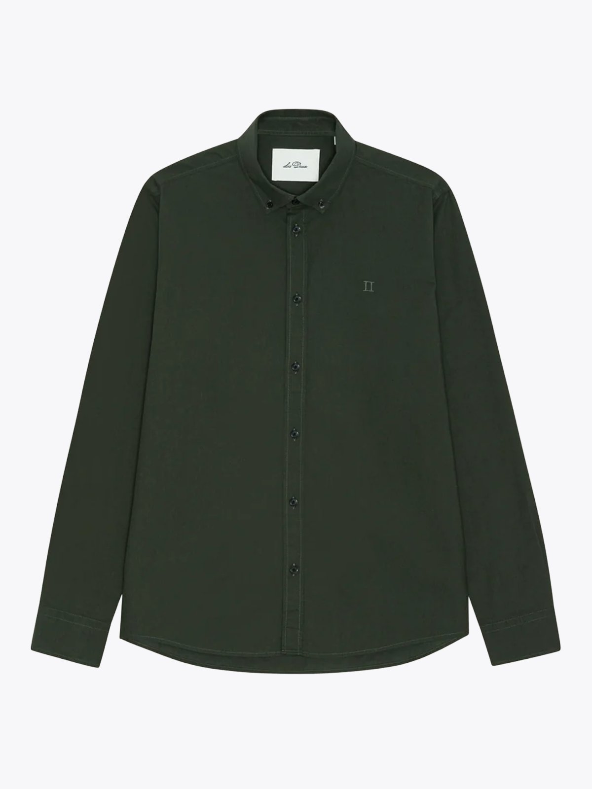 Les Deux Light Oxford Shirt Rosin Green