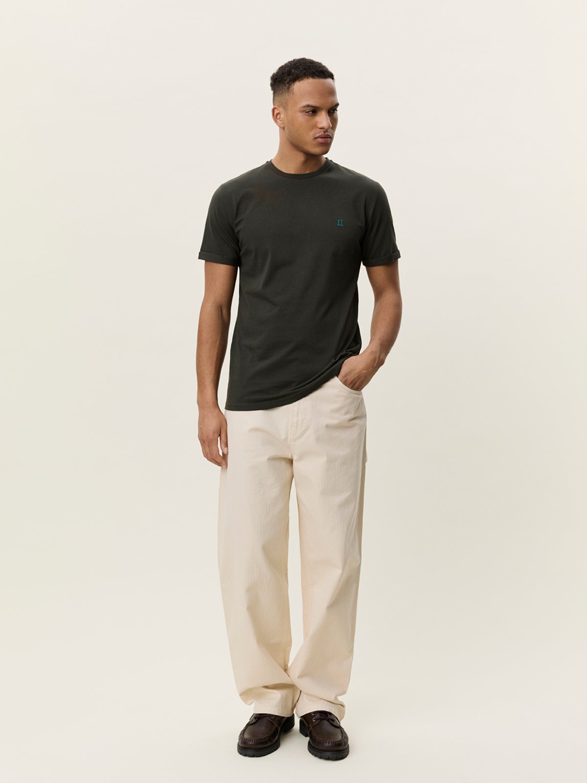 Les Deux Core Seasonal T-shirt Rosin Green