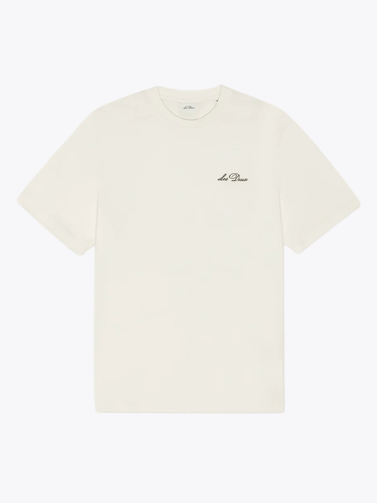 Les Deux Signature Print T-Shirt Light Ivory