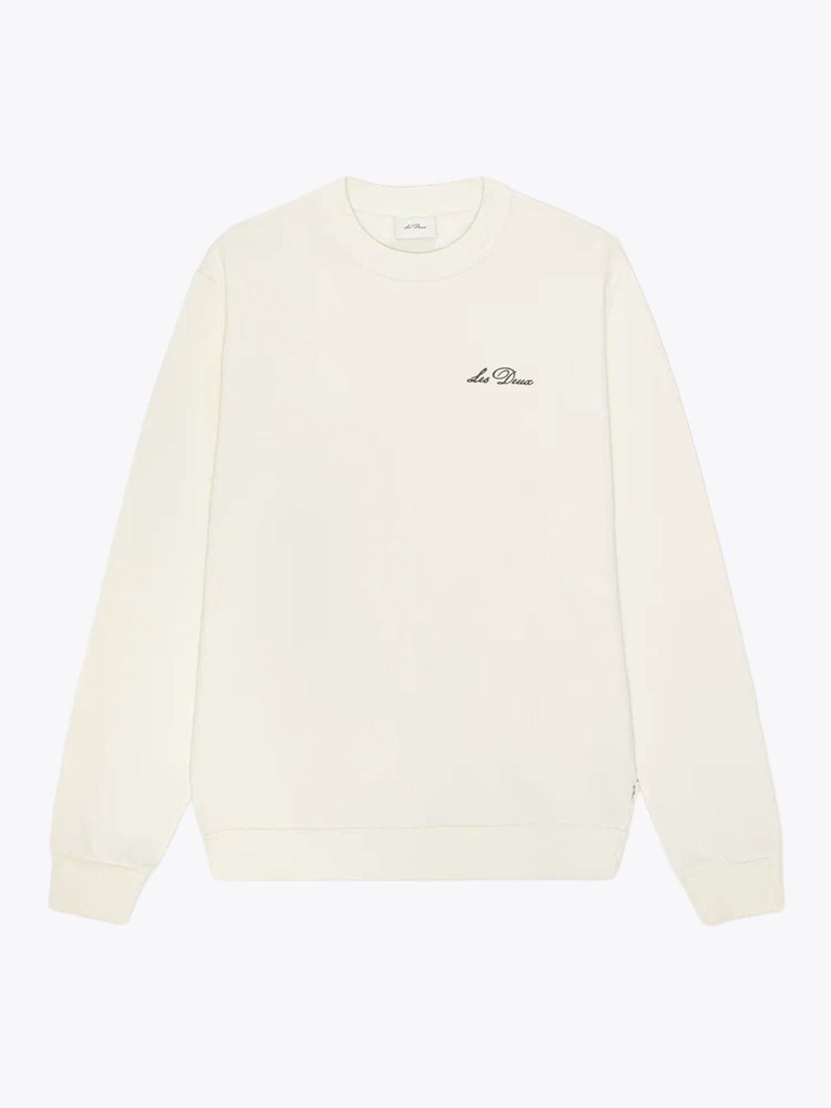 Les Deux Signature Print Sweatshirt Light Ivory