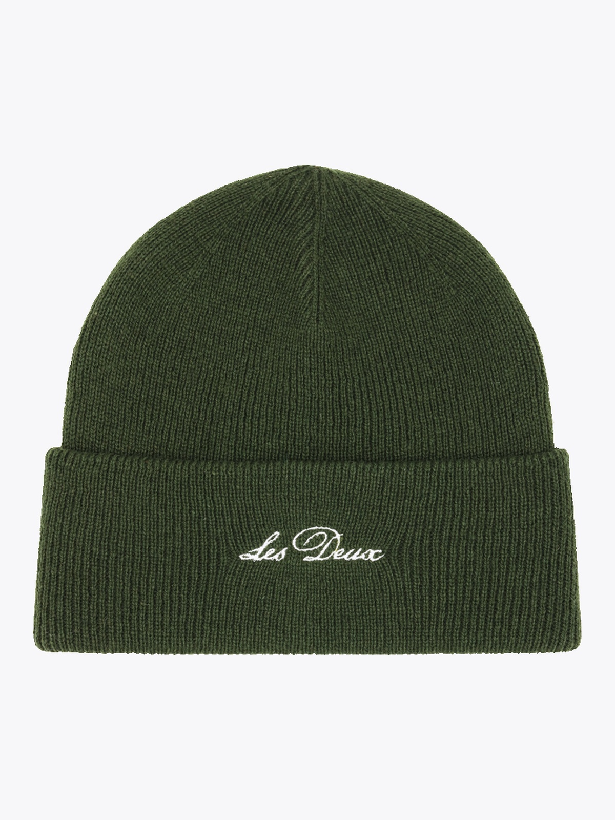 Les Deux Signature Beanie Grønn