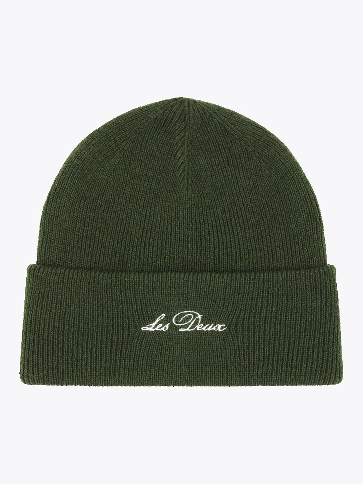 Les Deux Signature Beanie Grønn