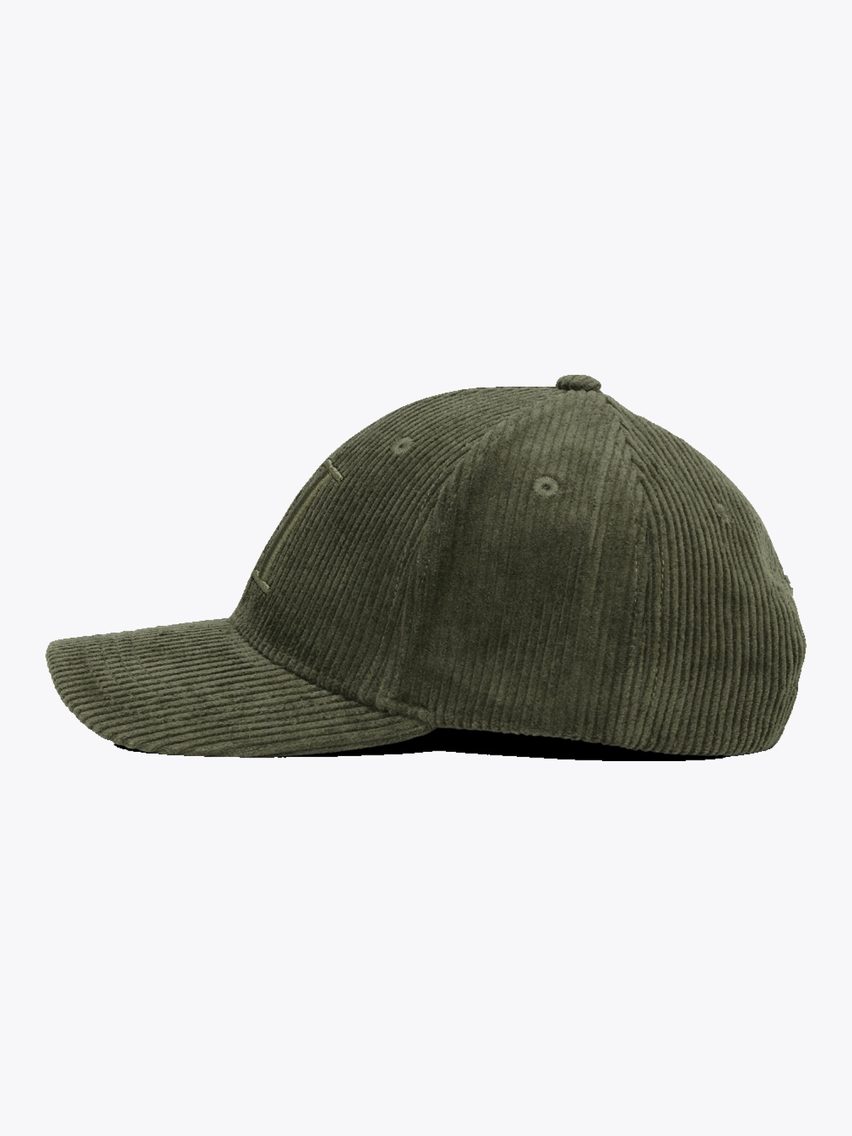 Les Deux Core Corduroy Baseball Cap Grønn