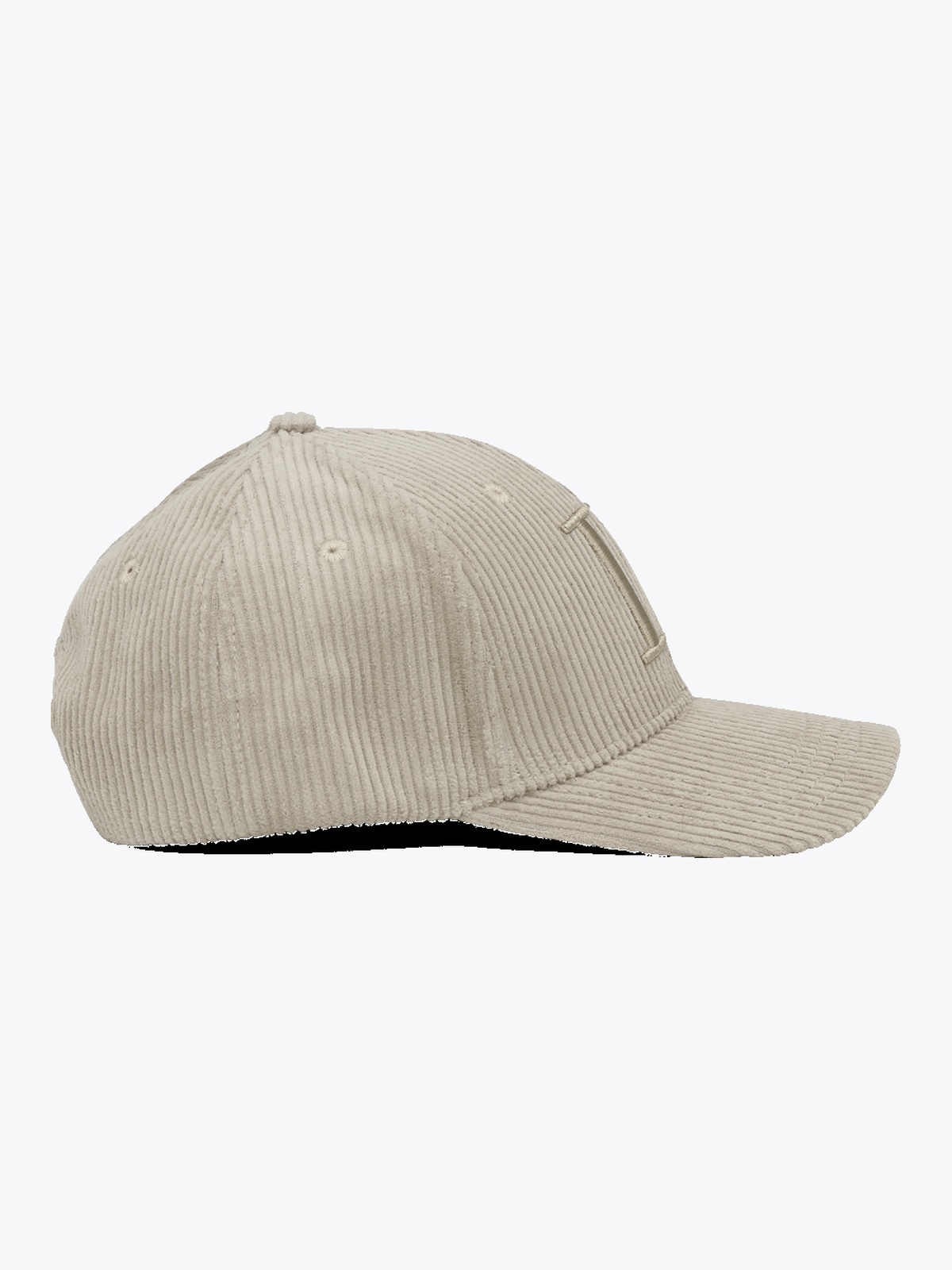 Les Deux Core Corduroy Baseball Cap Beige