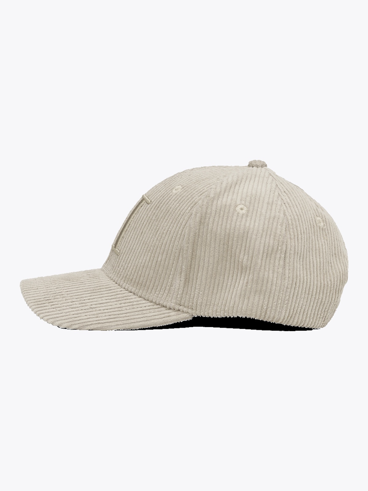 Les Deux Core Corduroy Baseball Cap Beige