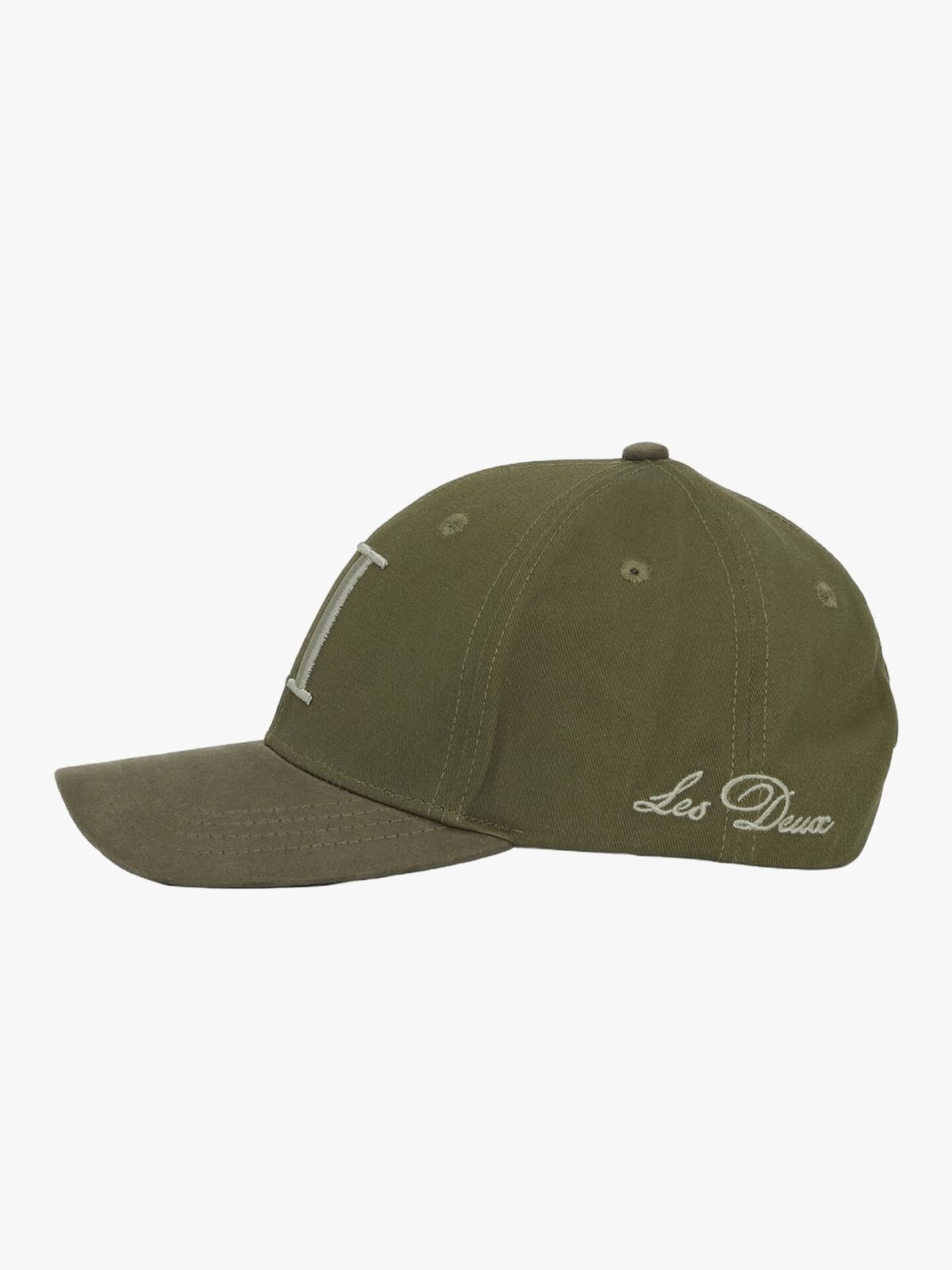 Les Deux Core Baseball Cap Olive Night