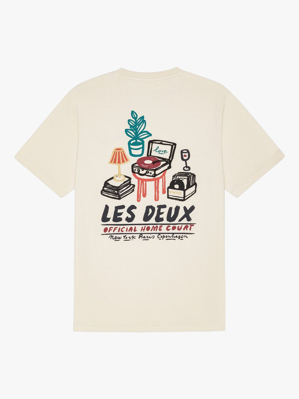Les Deux Record T-Shirt Ivory