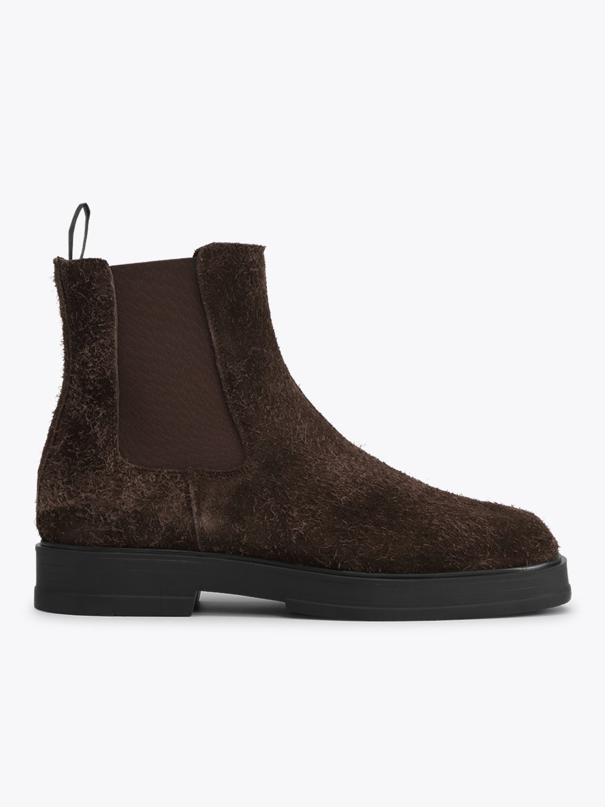 Les Deux Hairy Suede Chelsea Boot Brun