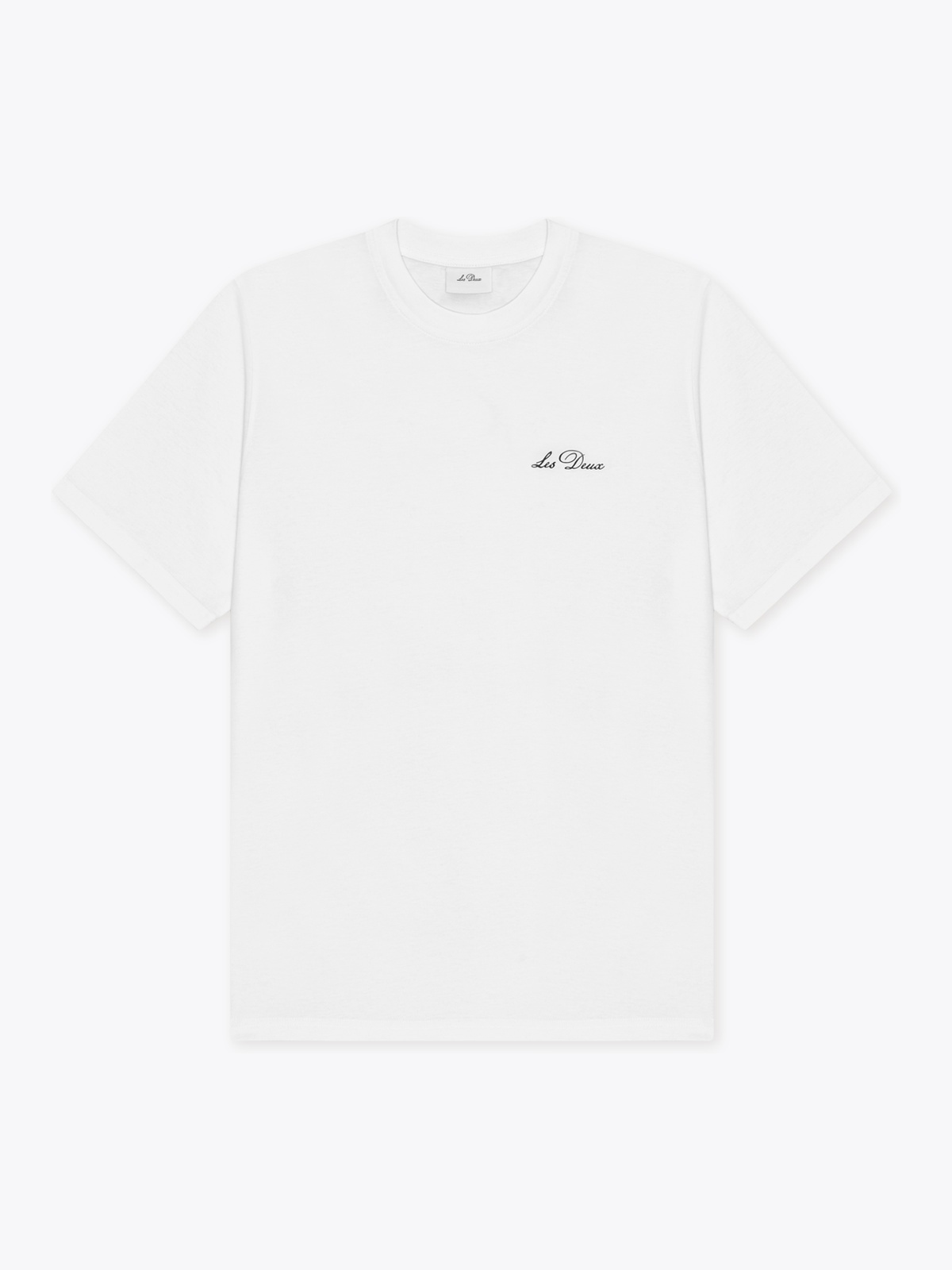 Les Deux Signature Print T-Shirt Hvit