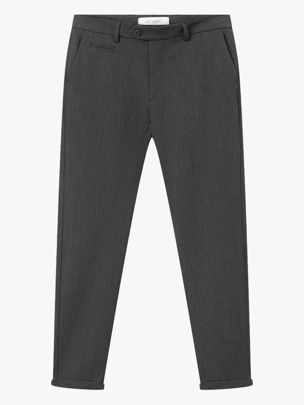 Les Deux Como Suit Pants Dark Grey Melange
