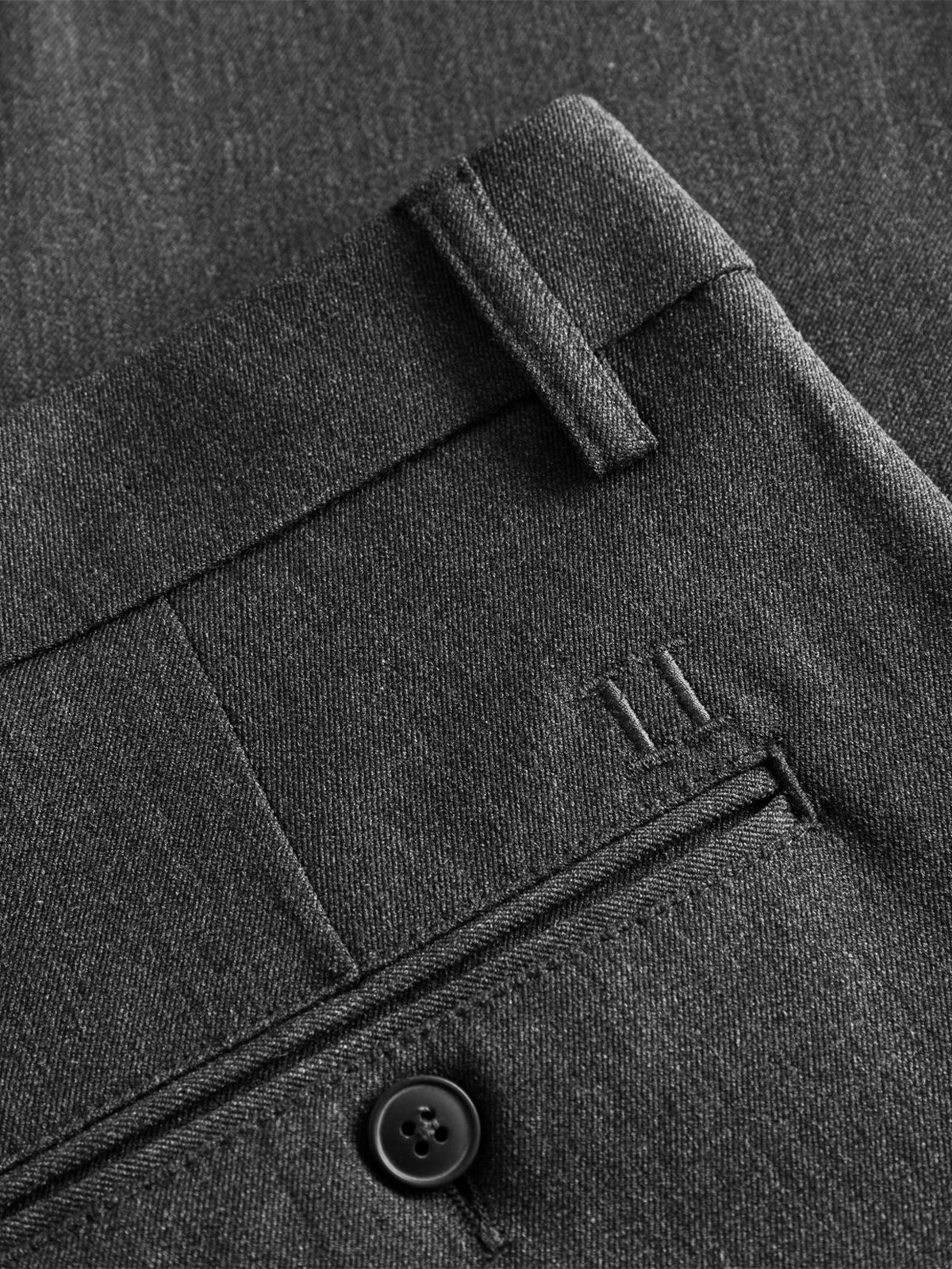 Les Deux Como Suit Pants Dark Grey Melange