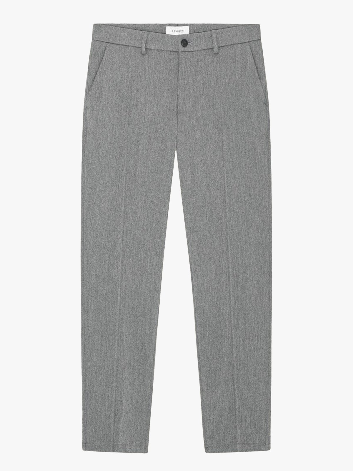 Les Deux Como Regular Suit Pants Grey Melange