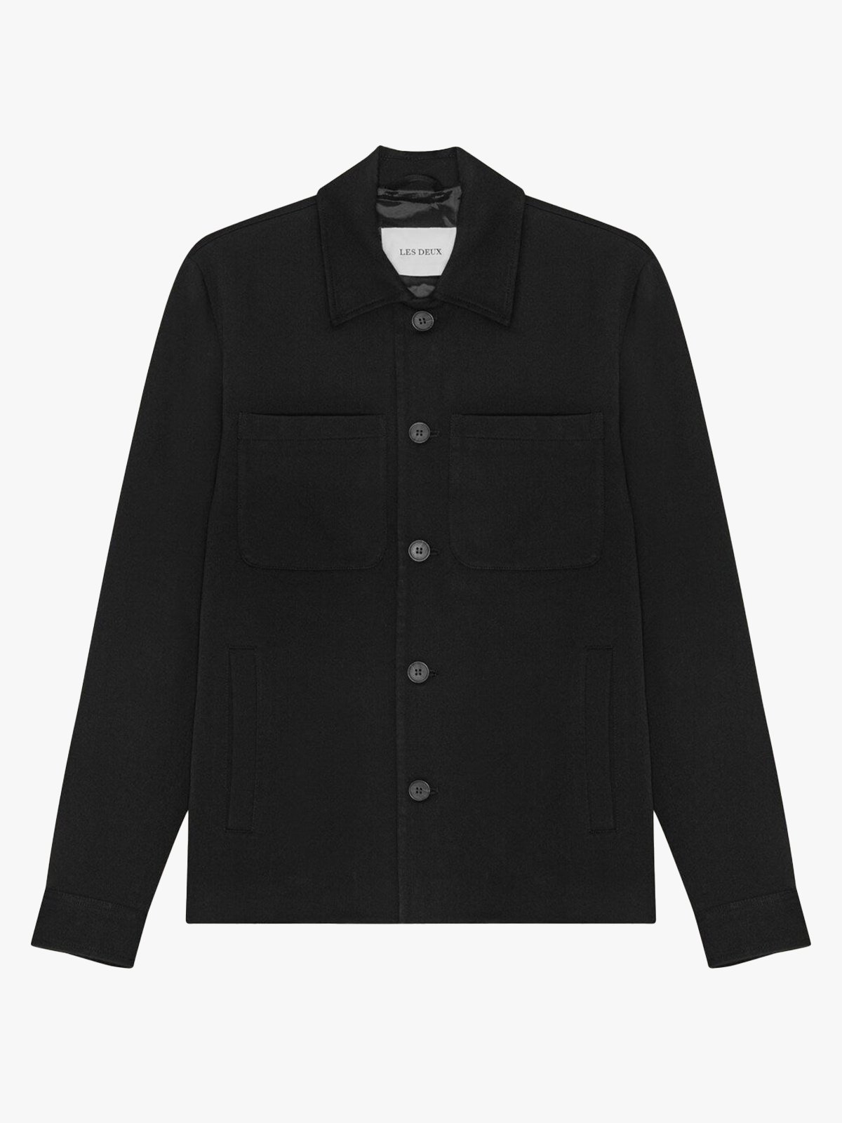 Les Deux Marseille Hybrid Jacket Black