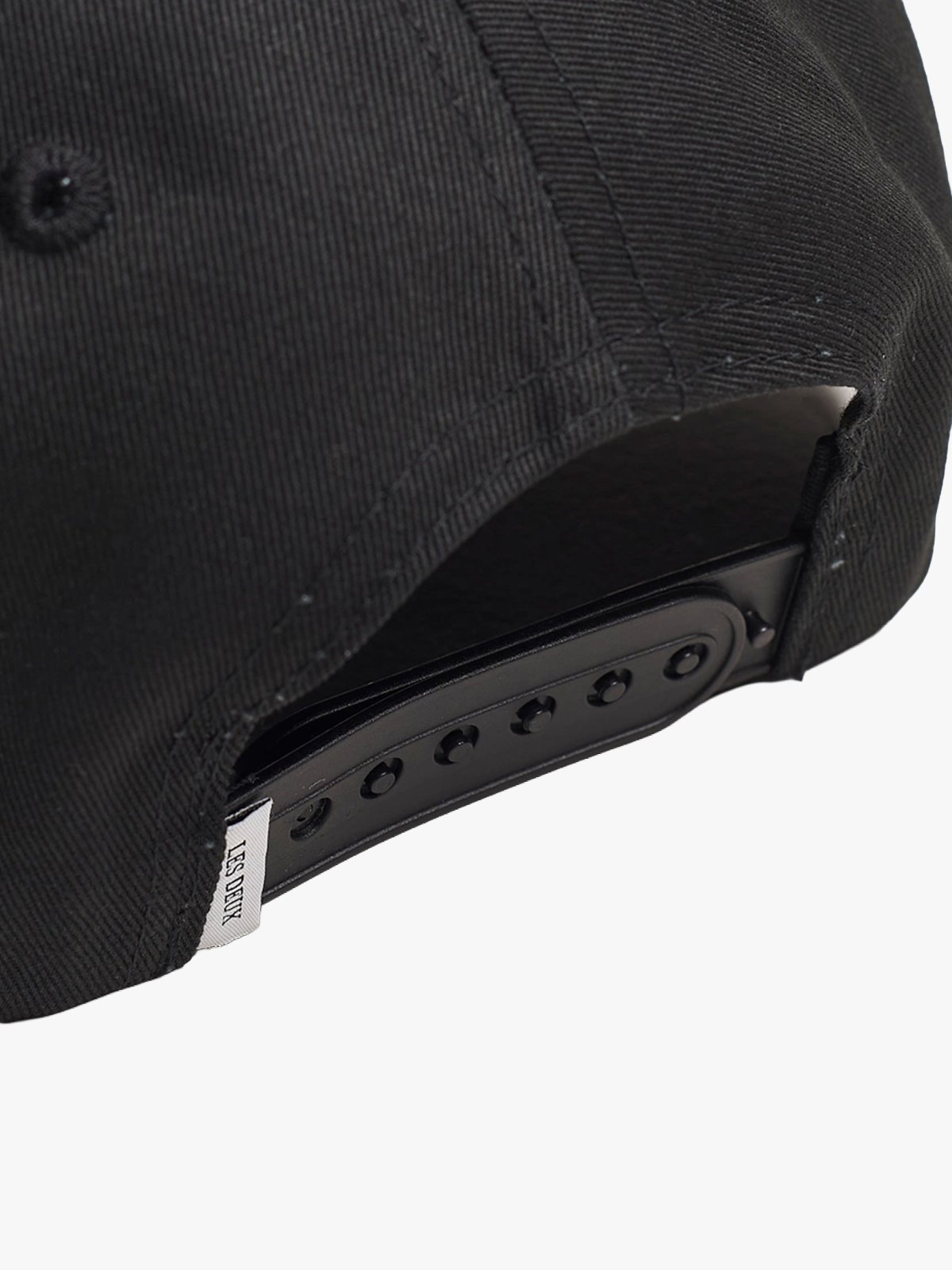 Les Deux Baseball Cap Suede II Black / White
