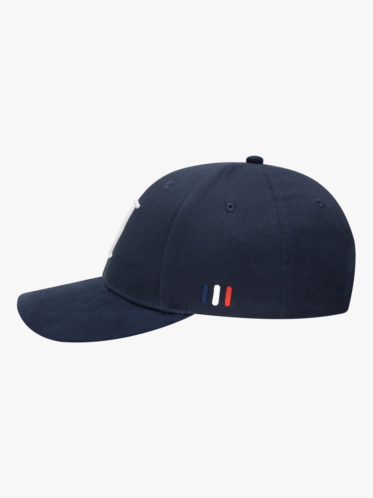 Les Deux Baseball Cap Suede II Dark Navy / White