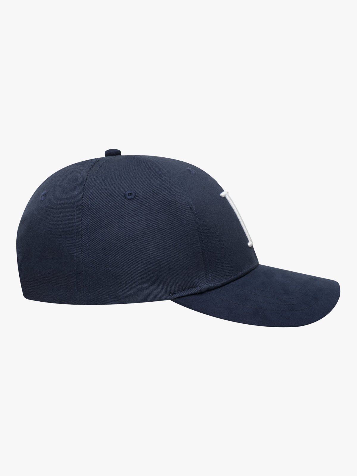 Les Deux Baseball Cap Suede II Dark Navy / White