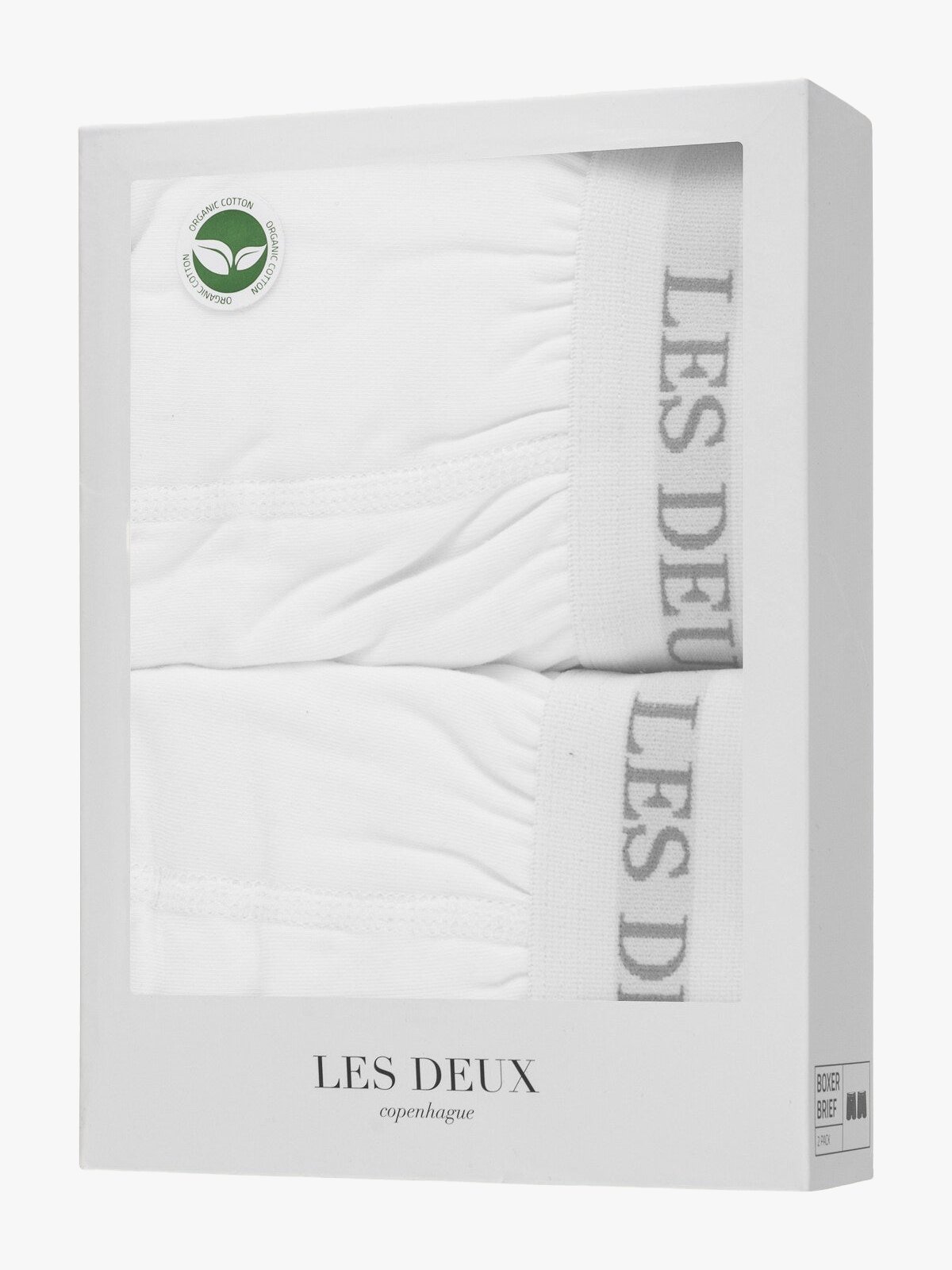 Les Deux Warren 2-Pack Boxers White