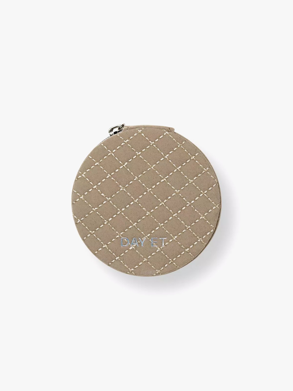 DAY ET Day Z Q Jewelry Zip Round Small Cobbelstone / Beige