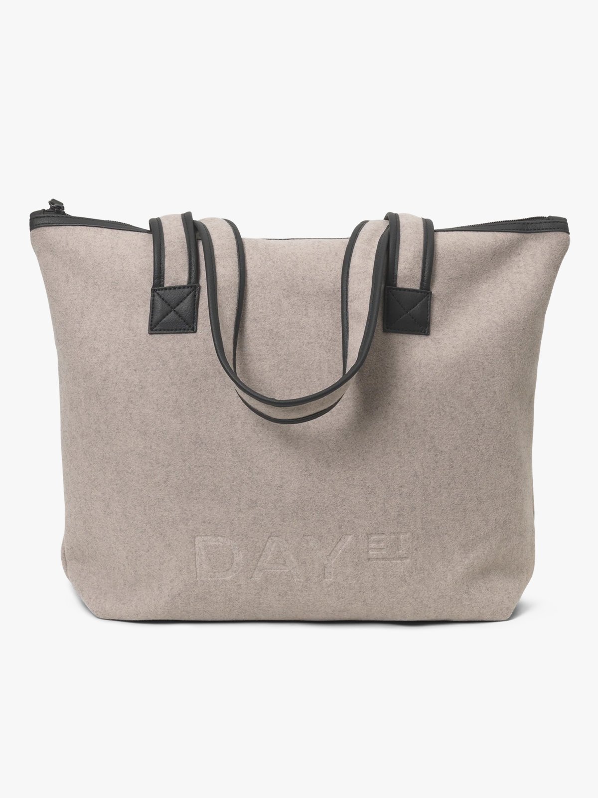 DAY ET Day Woolen Bag M Taupe Melange / Brown