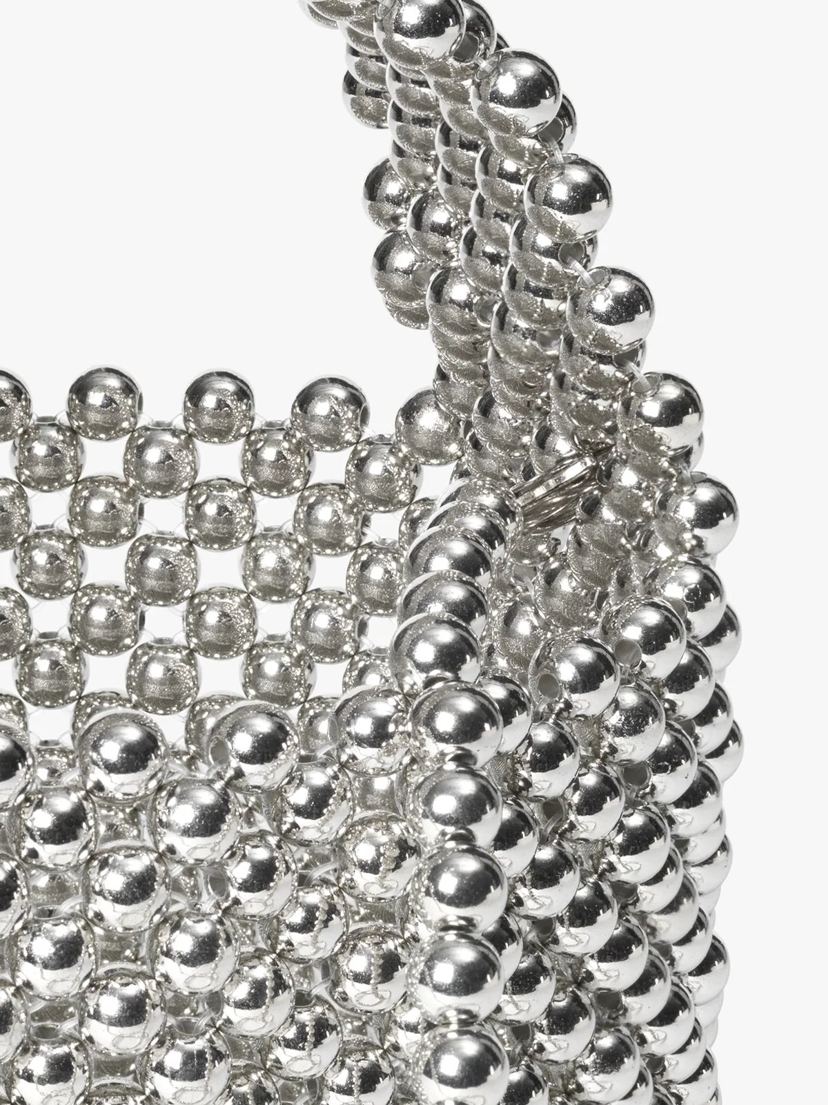 DAY ET Day Beaded Chrome Handbag Silver