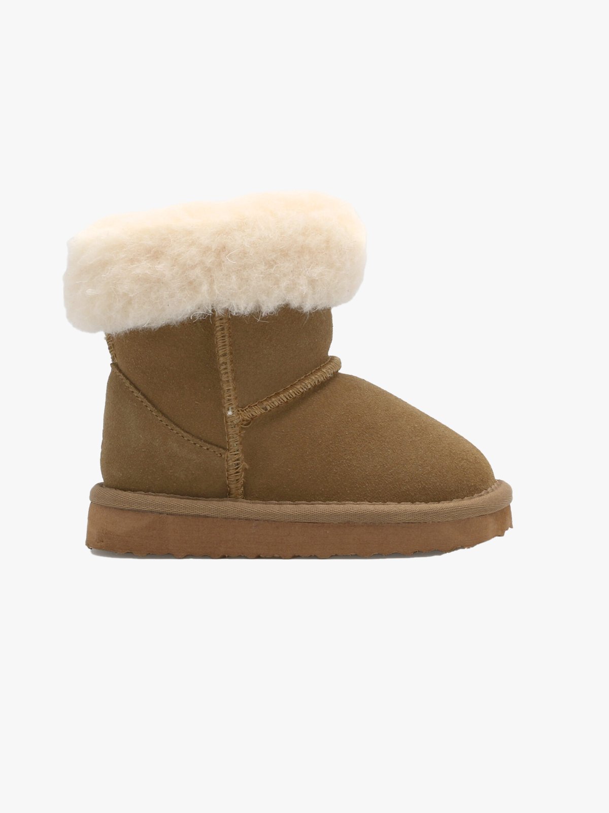 ERGOBIO Teddyboots Sheepskin Kids Camel
