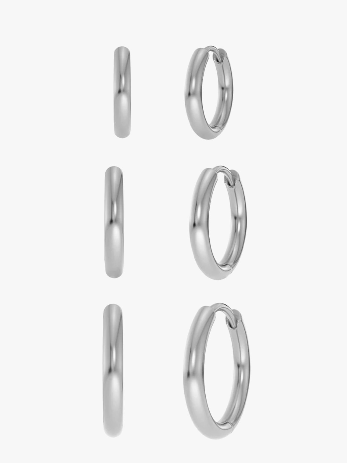 Edblad Triple Pair Hoops Steel Stål
