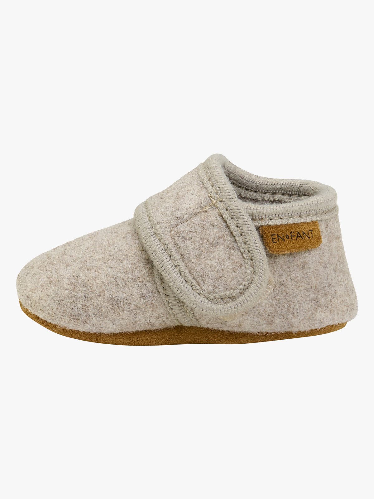 En Fant Baby Wool slippers Sand Melange