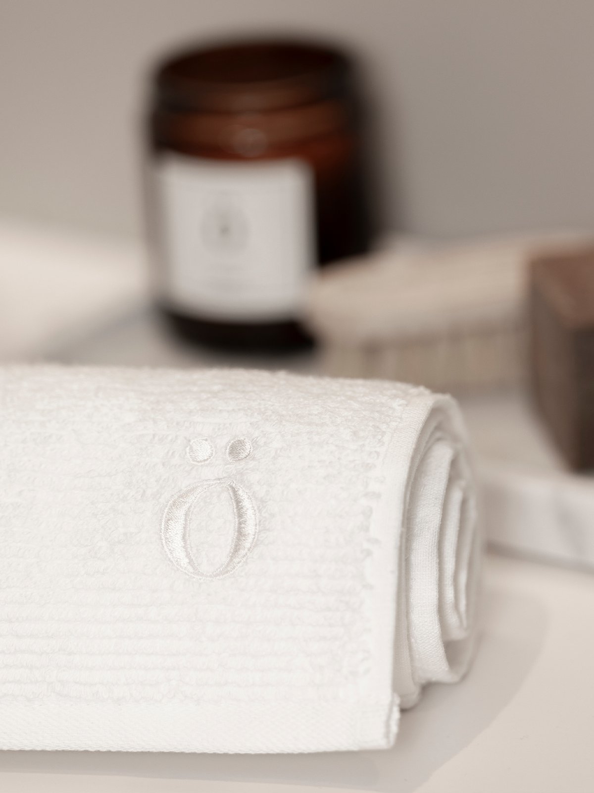 Sögne Håndkle Hvit 50X70 Cm Hvit