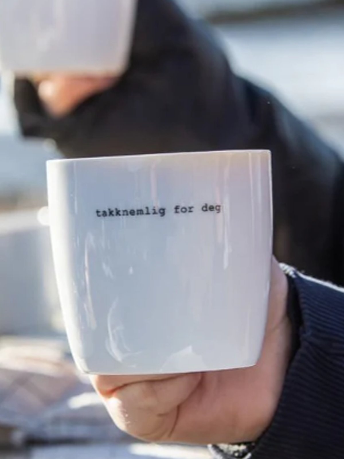 Sögne Krus Hvit Takknemlig For Deg Hvit