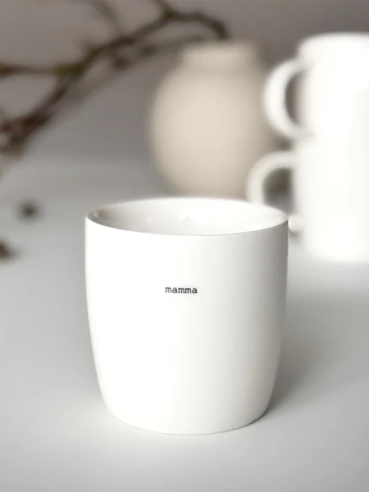 Sögne Krus Hvit Mamma Hvit