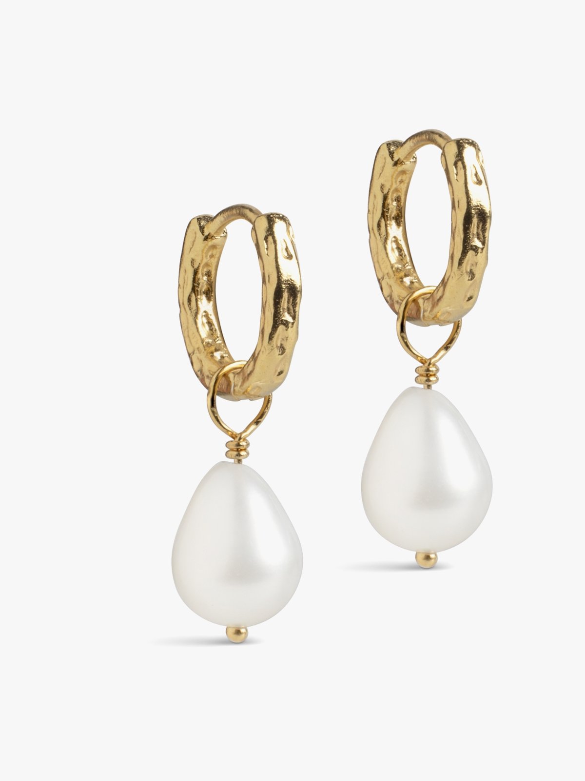 ENAMEL Copenhagen Significant Pearl Hoops Gull
