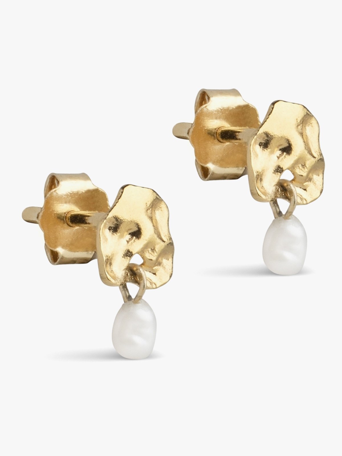 ENAMEL Copenhagen Mio Pearls Studs Gull