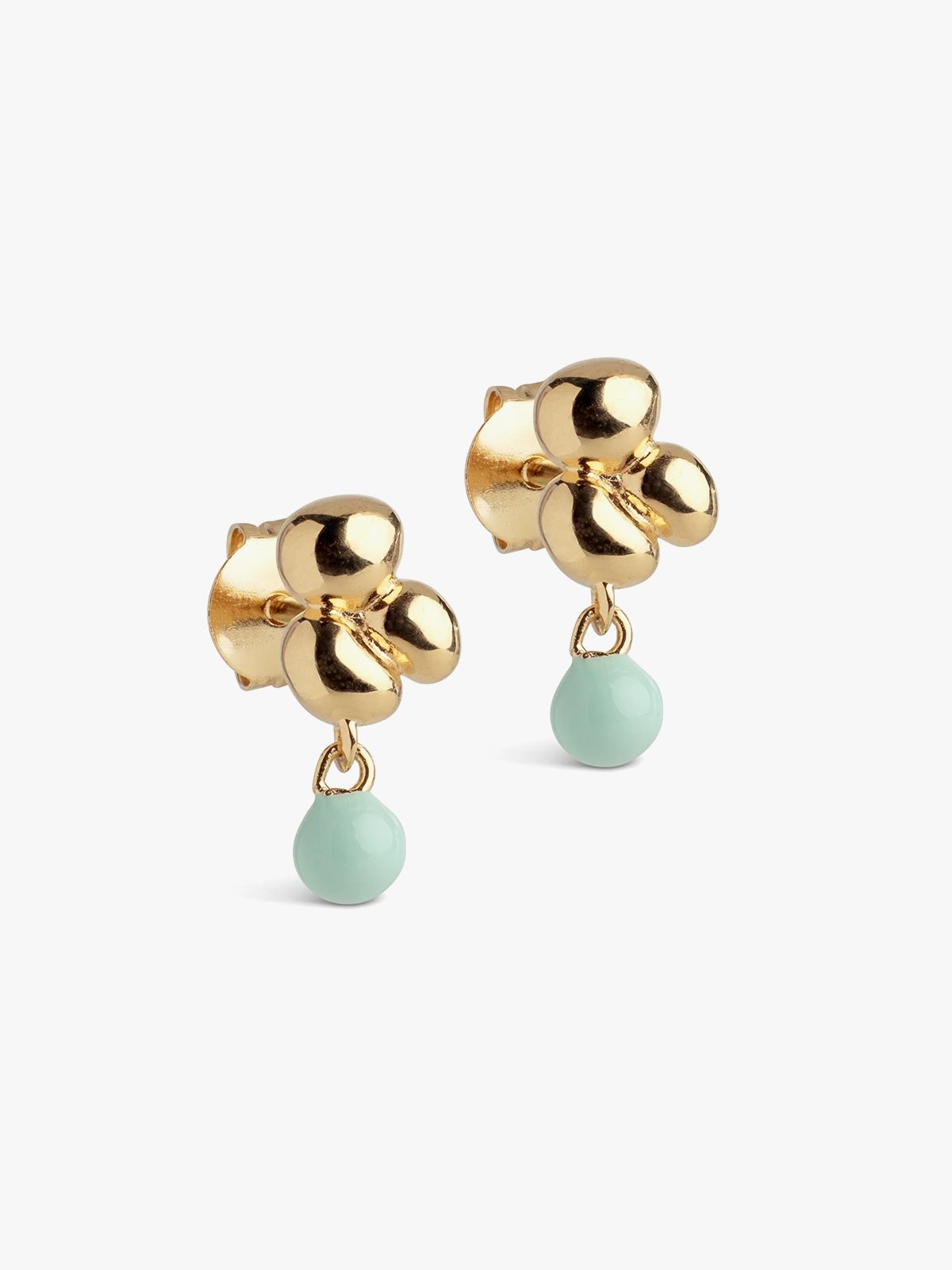 ENAMEL Copenhagen Nara Ball Earrings Mint