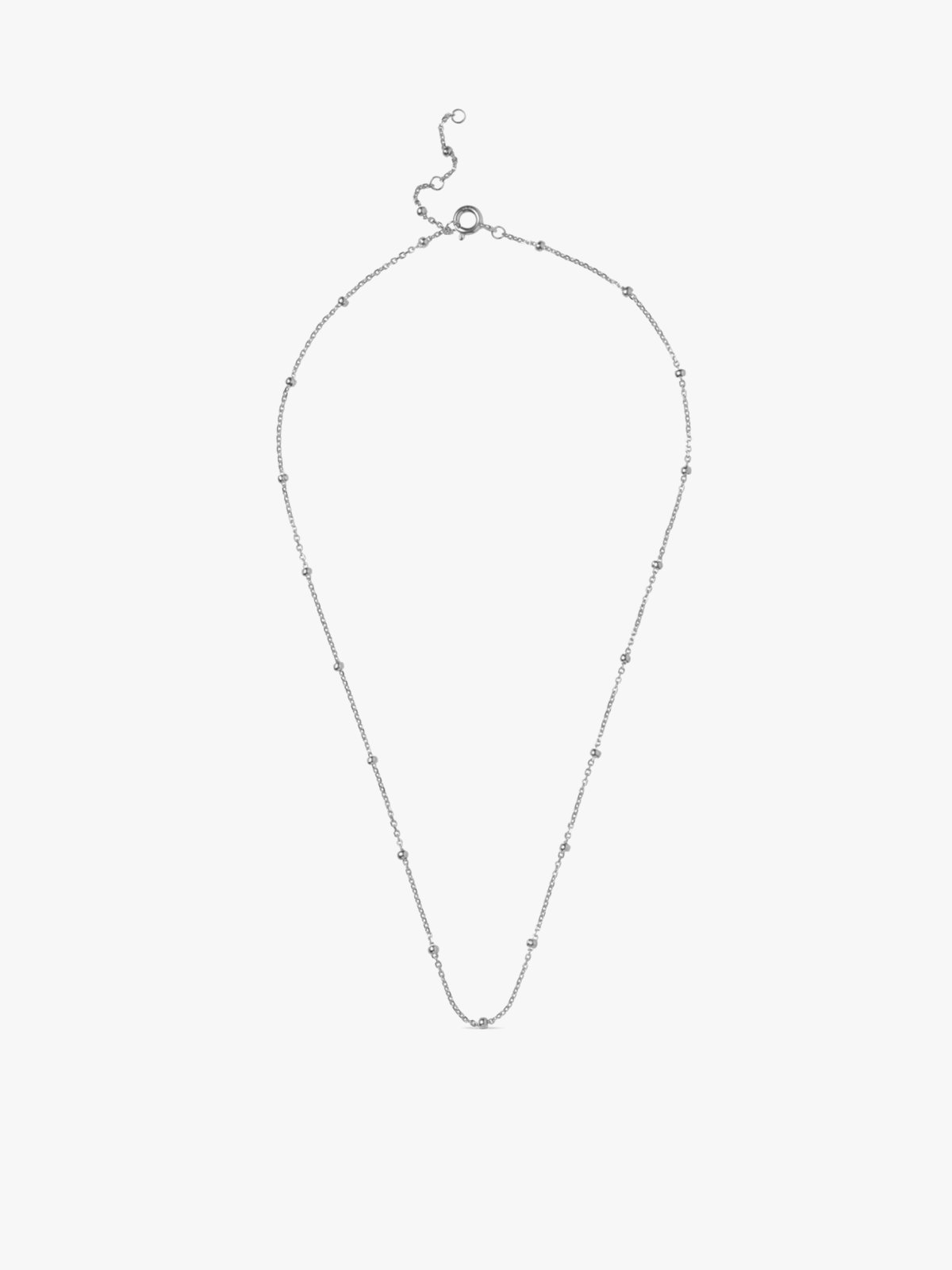 ENAMEL Copenhagen Beaded Chain Necklace Sølv