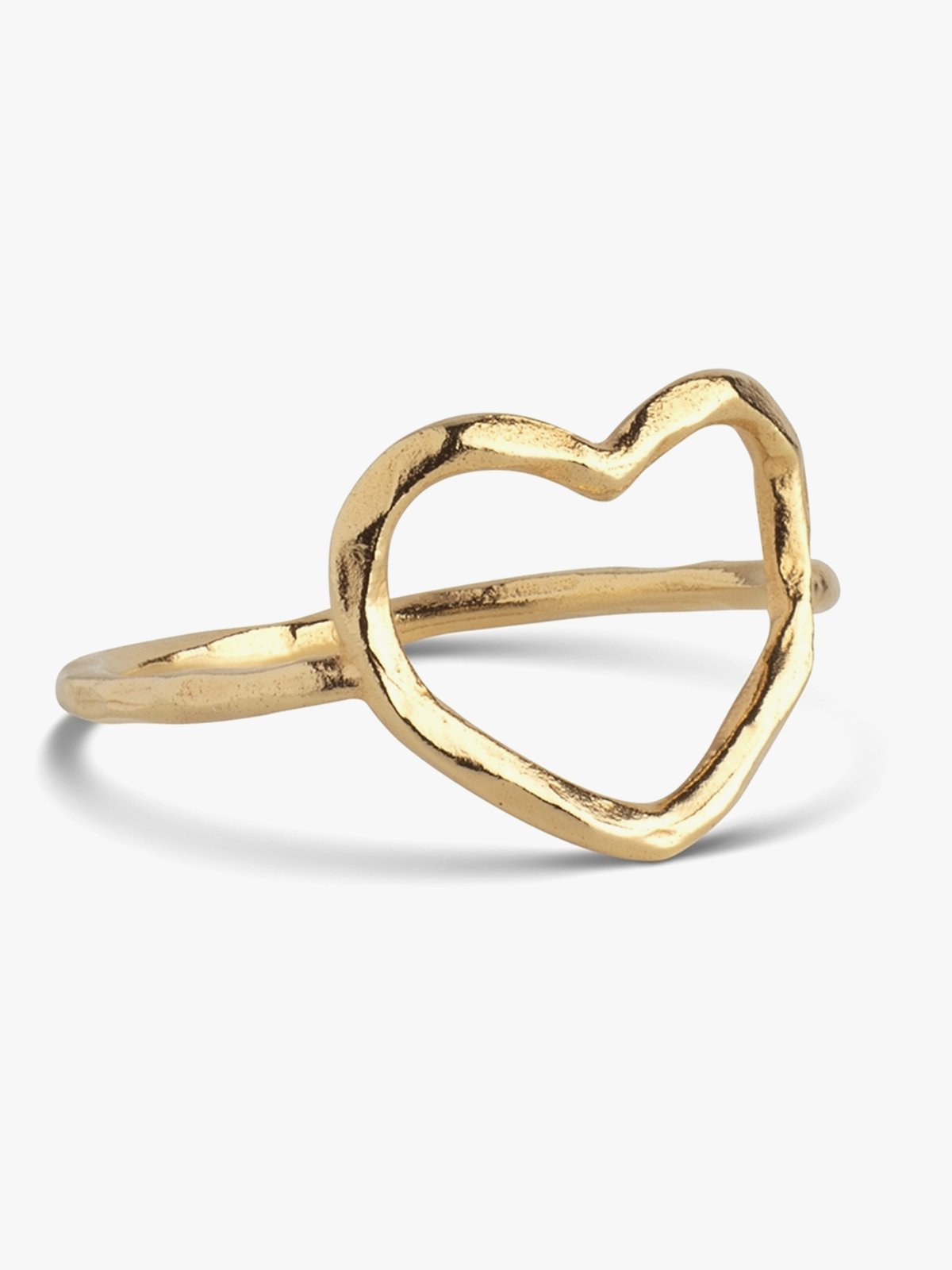 ENAMEL Copenhagen Organic Heart Ring Gull