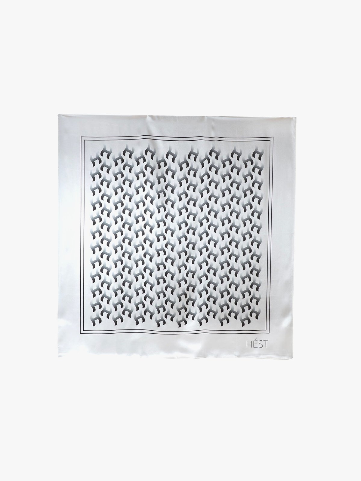 Hést Frøya Silk Scarf Small White