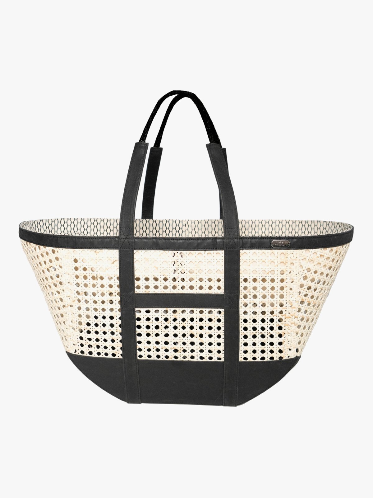 Hést Rattan Bag Jet Black