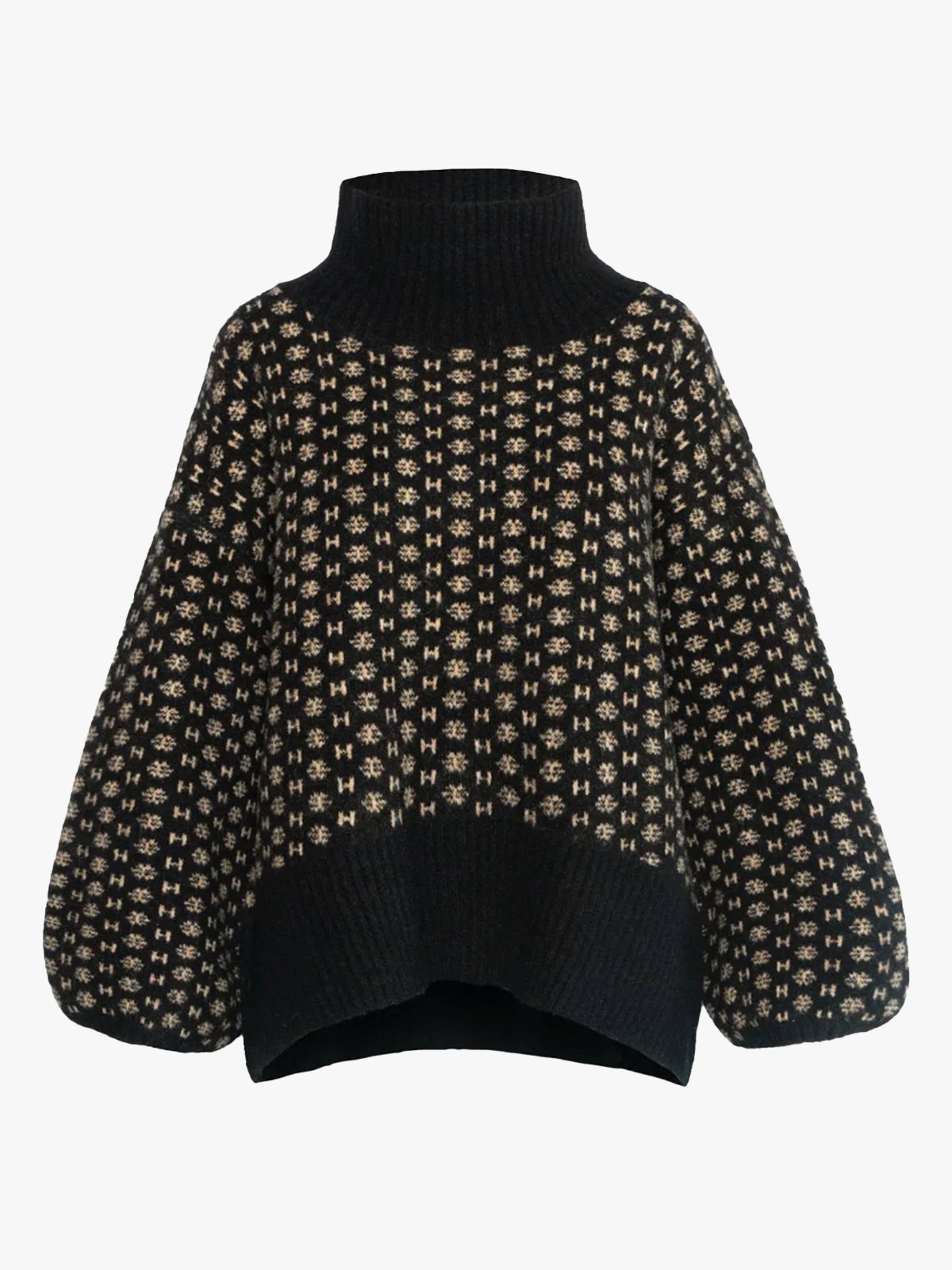 Hést Logo Sweater Jet Black