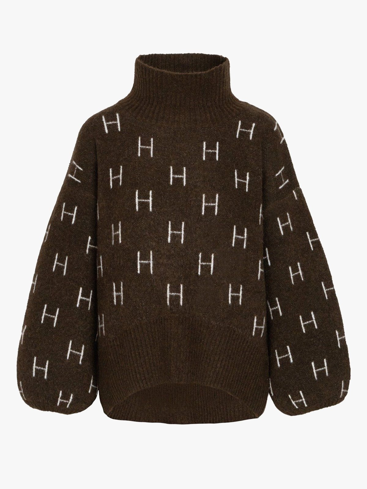 Hést FAM Short Sweater Dark Earth