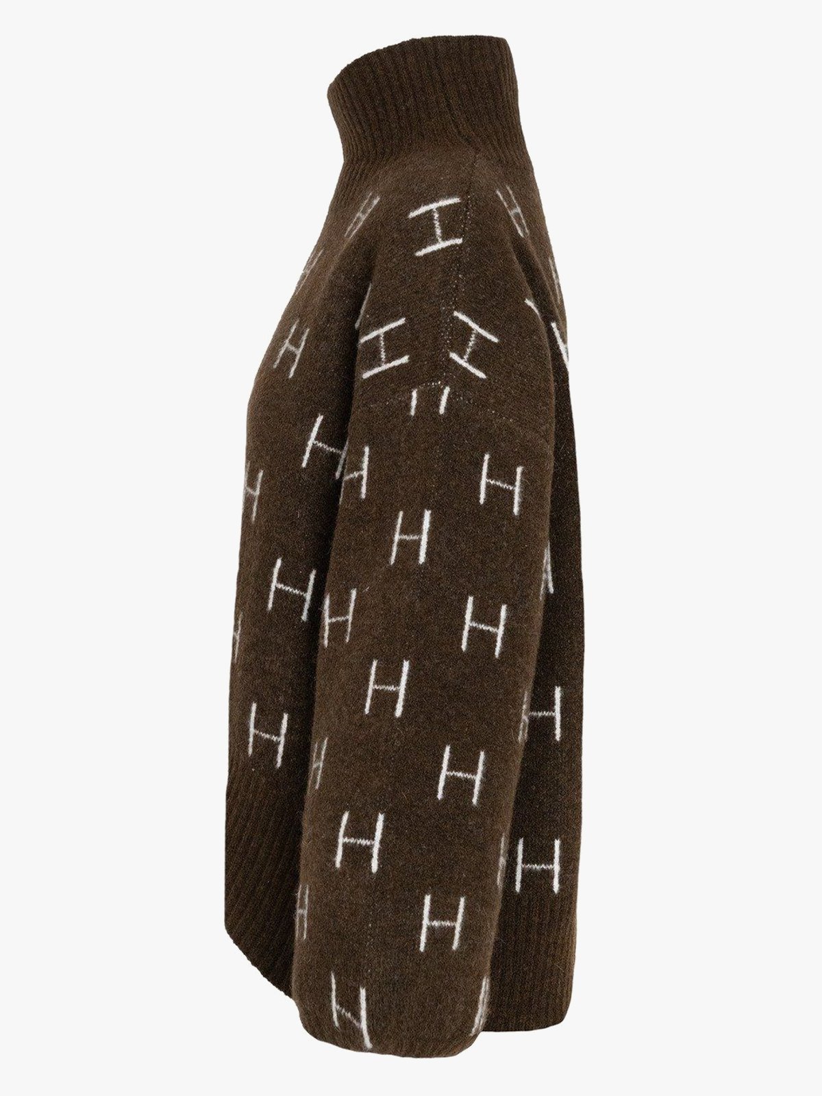 Hést FAM Short Sweater Dark Earth