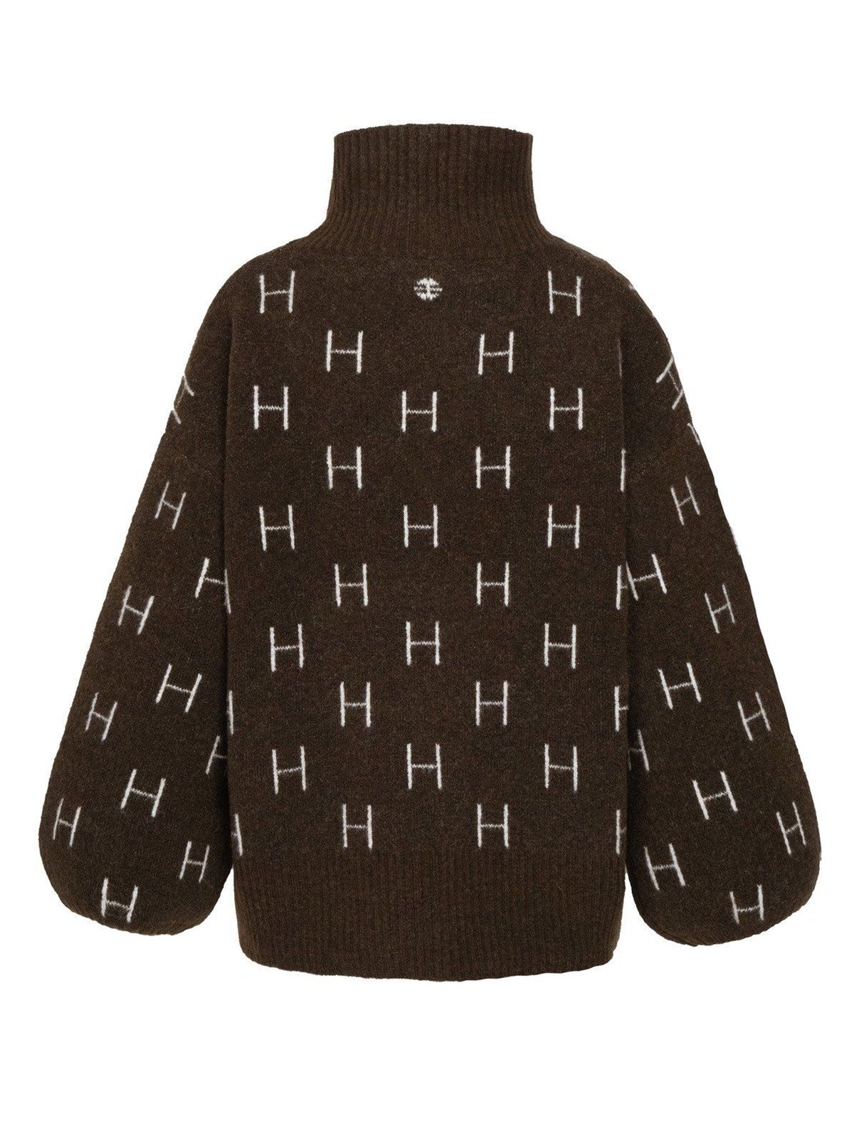 Hést FAM Short Sweater Dark Earth