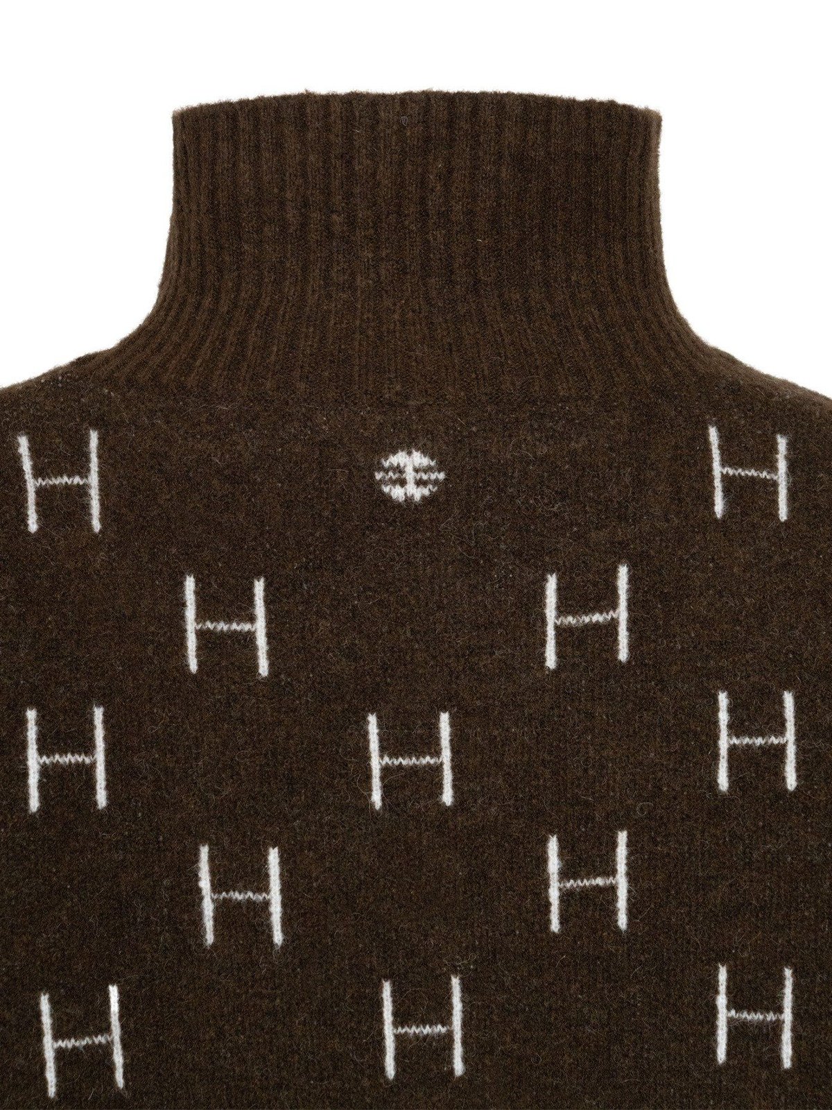 Hést FAM Short Sweater Dark Earth